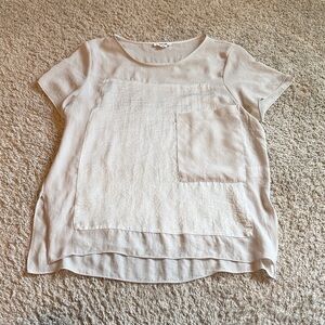 Elegant light Gray Women's Top